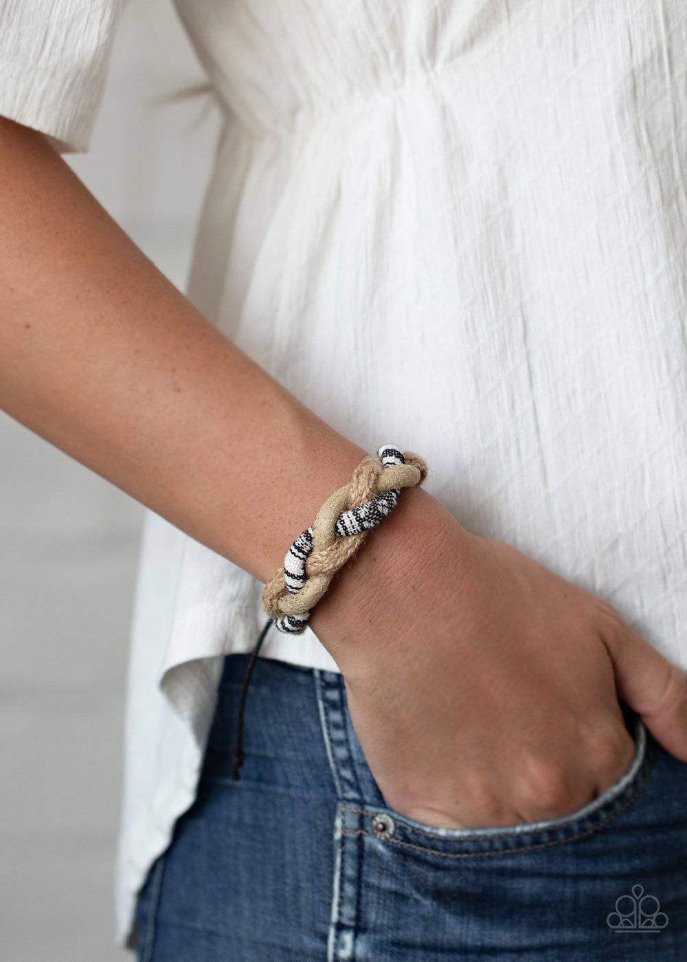 Free RENEGADE - Multi Suede Braided Bracelet - Paparazzi Accessories - GlaMarous Titi Jewels