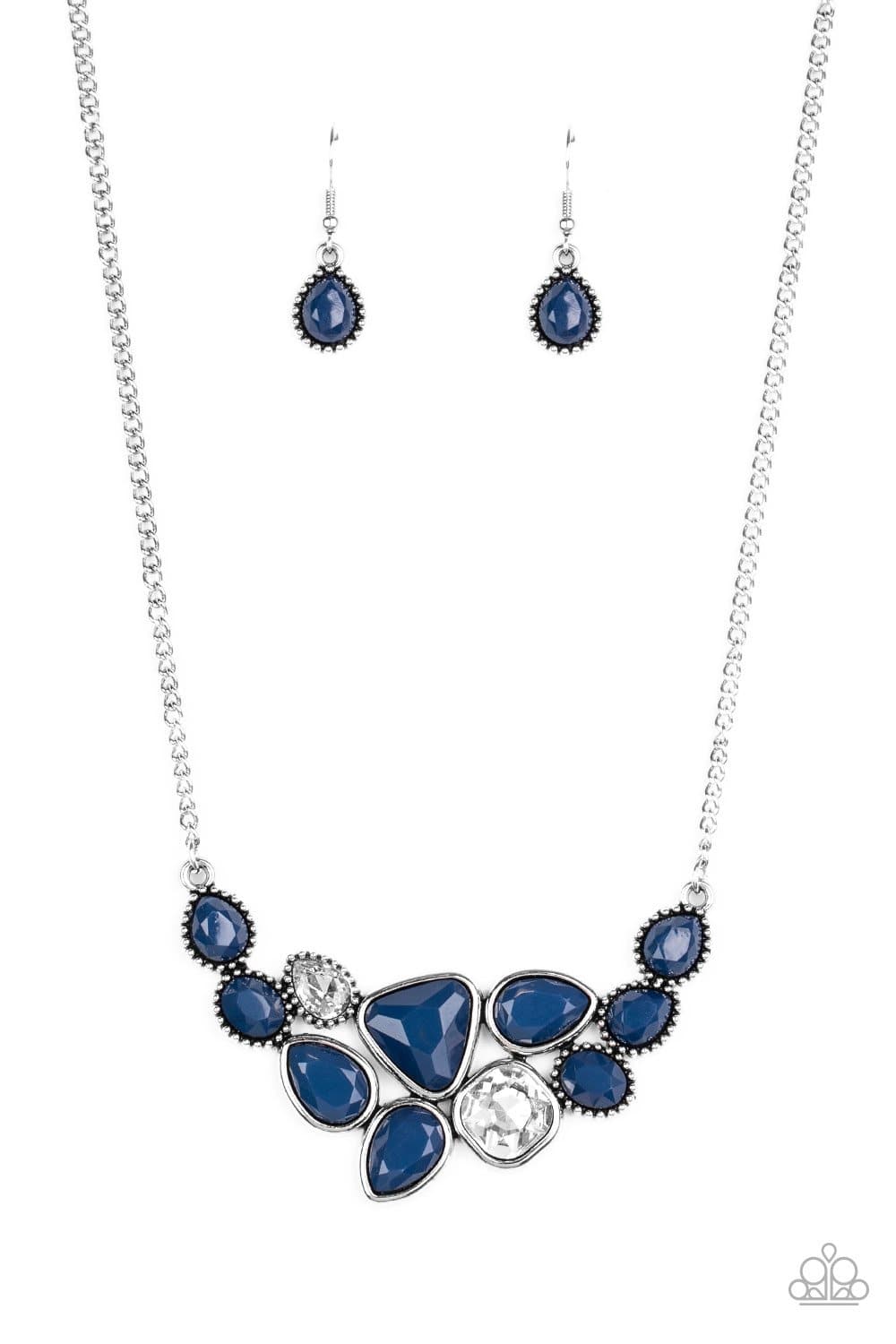 Breathtaking Brilliance - Blue Bead Necklace - Paparazzi Accessories - GlaMarous Titi Jewels