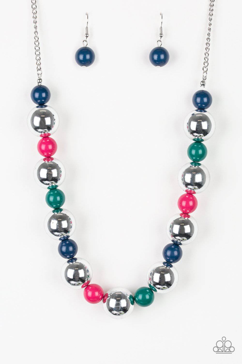 Top Pop - Multi Bead Necklace - Paparazzi Accessories - GlaMarous Titi Jewels