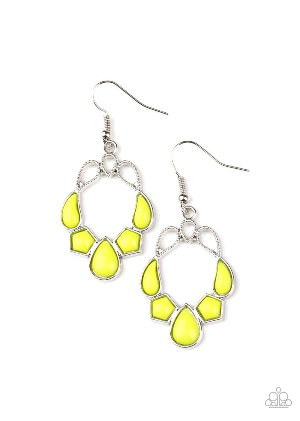 Its Rude to STEER - Yellow Beaded Earrings - Paparazzi Accessories - GlaMarous Titi Jewels