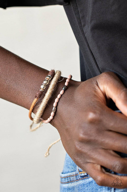 SEA You At The Beach - Multi Twine and Suede Bracelet - Paparazzi Accessories - GlaMarous Titi Jewels
