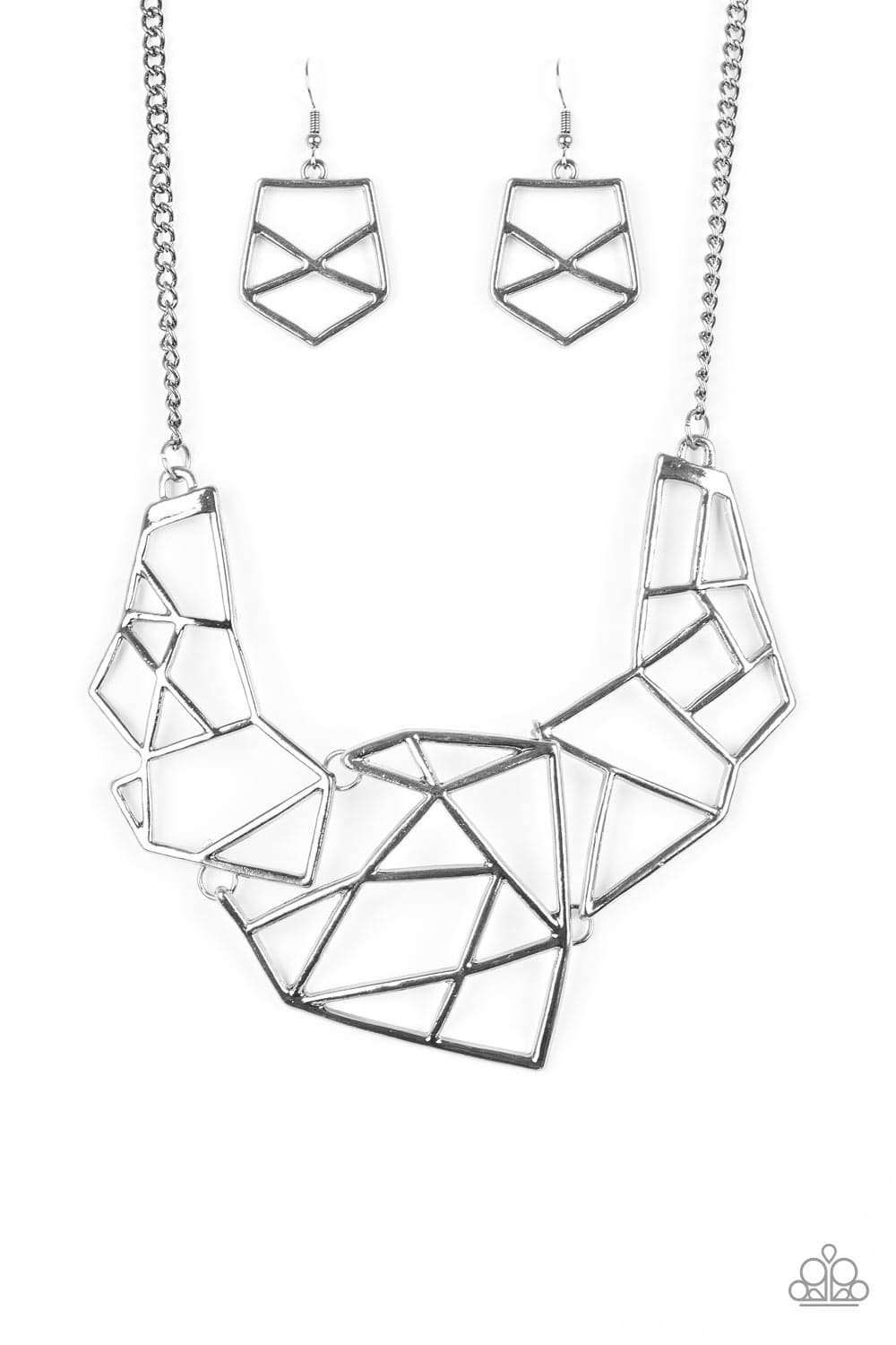 World Shattering - Black Gunmetal Necklace - Paparazzi Accessories - GlaMarous Titi Jewels