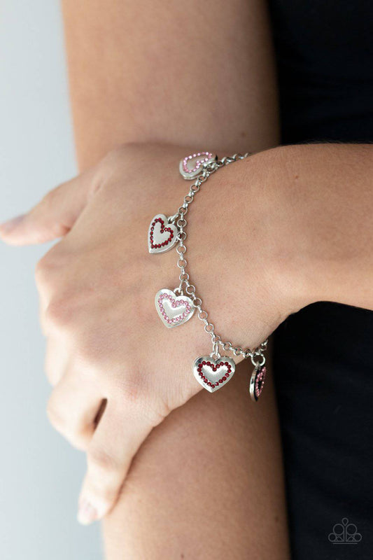 Matchmaker, Matchmaker - Multi Rhinestone Bracelet - Paparazzi Accessories - GlaMarous Titi Jewels