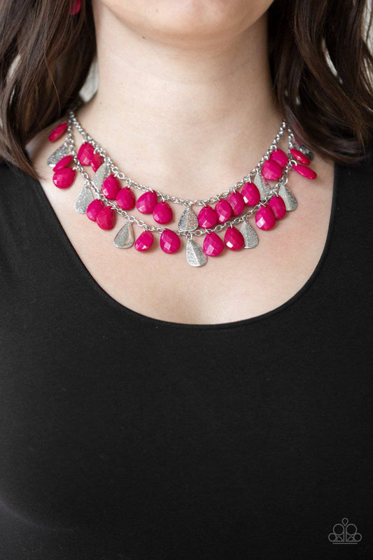 Life of the FIESTA - Pink Necklace - Paparazzi Accessories - GlaMarous Titi Jewels