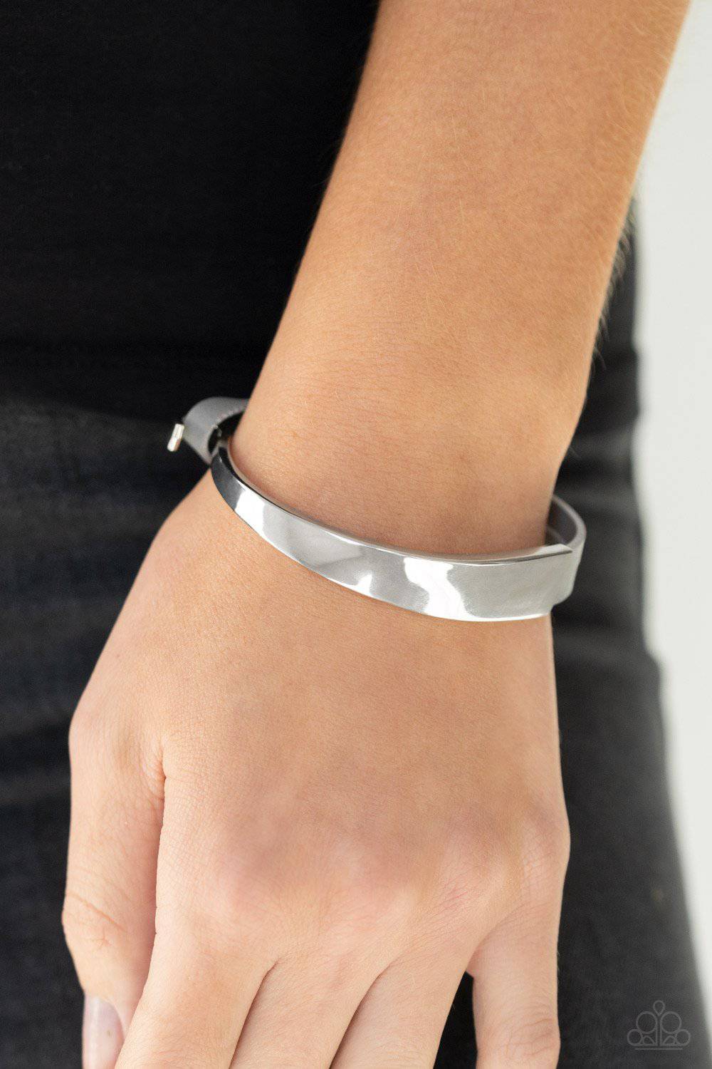 A Notch Above The Rest - Silver Bracelet - Paparazzi Accessories - GlaMarous Titi Jewels