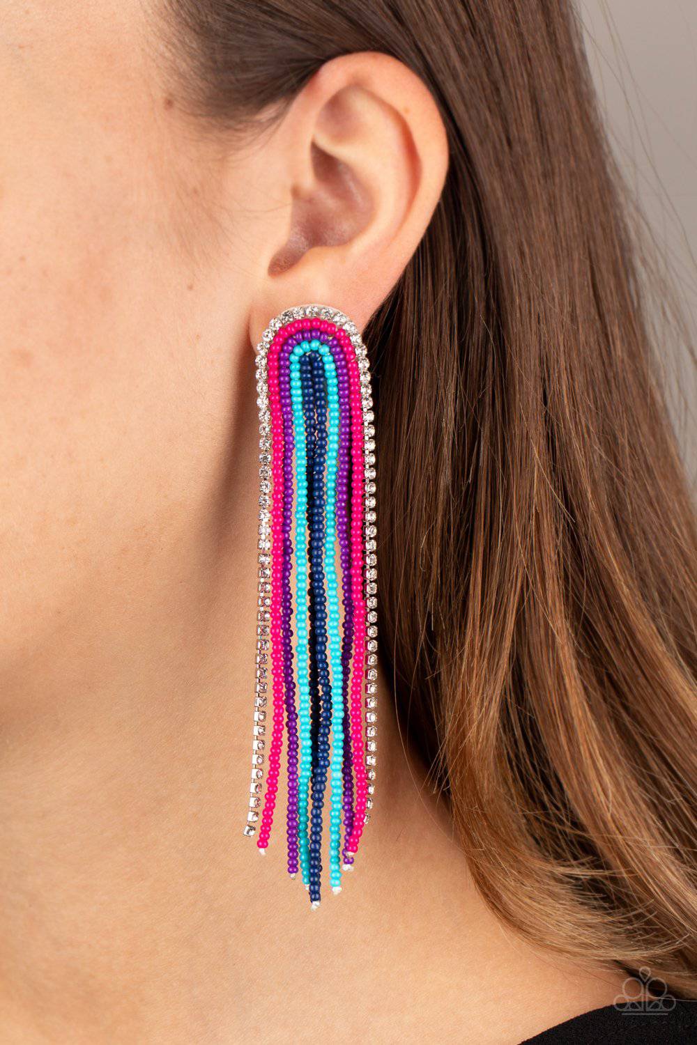 Let There BEAD Light - Multi Seed Bead Earrings - Paparazzi Accessories - GlaMarous Titi Jewels