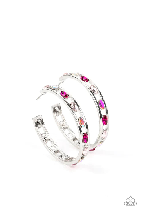 The Gem Fairy ♥ Pink Earrings ♥ Paparazzi Accessories - GlaMarous Titi Jewels