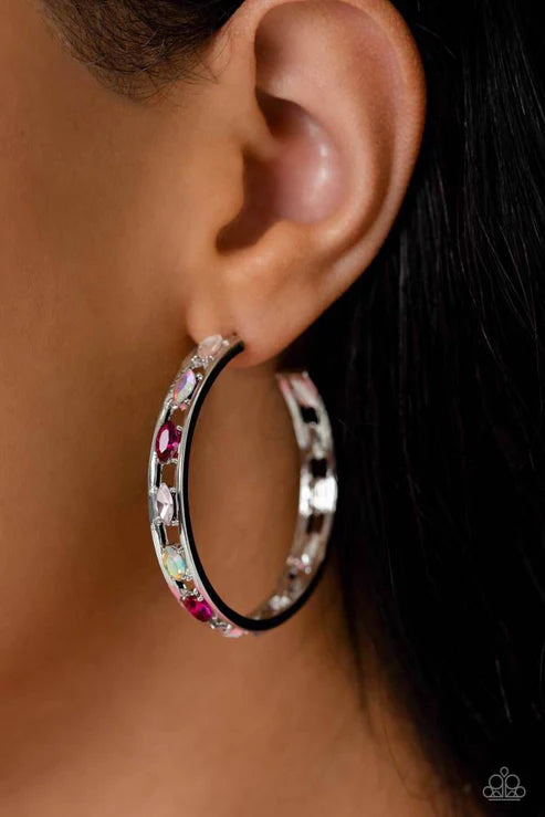 The Gem Fairy ♥ Pink Earrings ♥ Paparazzi Accessories - GlaMarous Titi Jewels