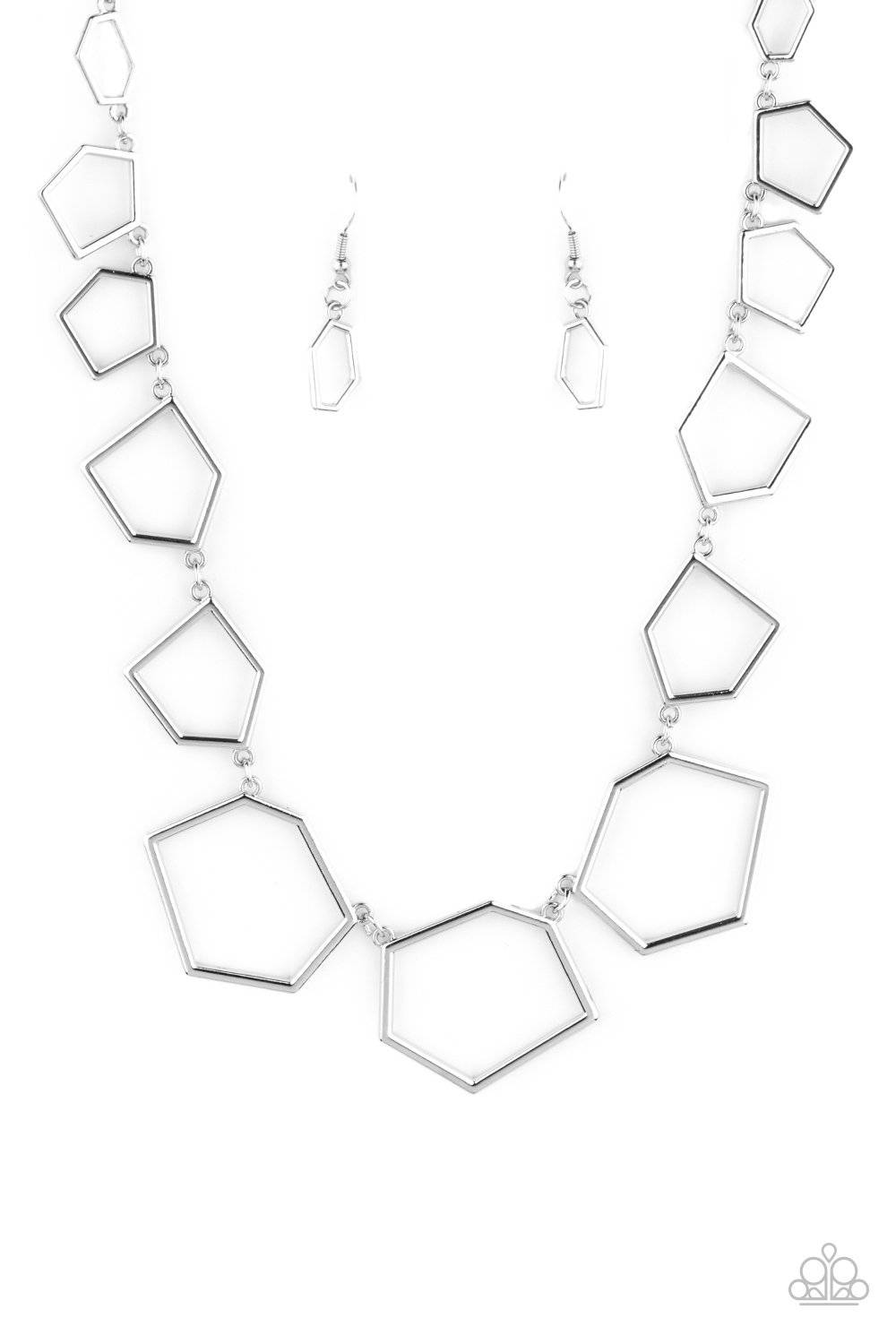 Full Frame Fashion - Silver Necklace - Paparazzi Accessories - GlaMarous Titi Jewels