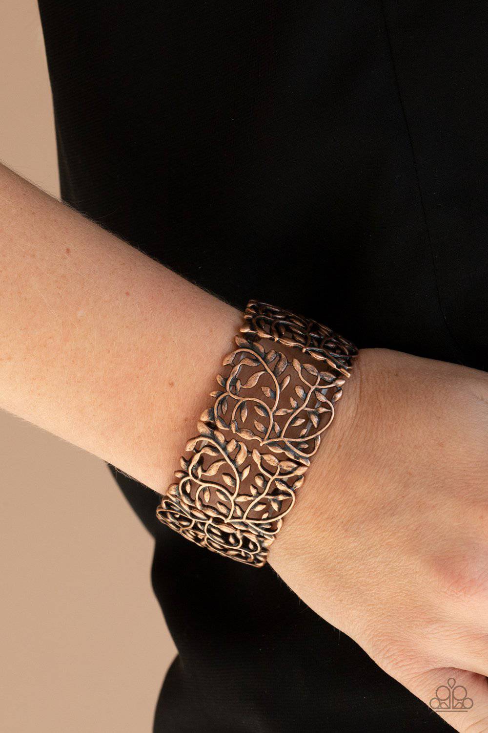 Verdantly Vintage - Copper Bracelet - Paparazzi Accessories - GlaMarous Titi Jewels