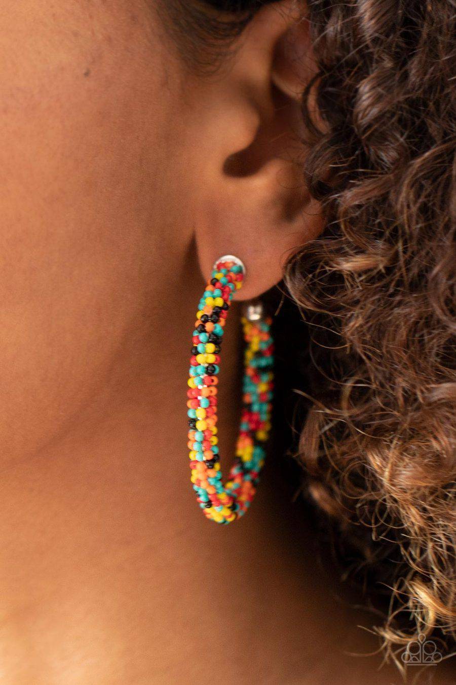 BEAD My Lips! - Multi Earrings - Paparazzi Accessories - GlaMarous Titi Jewels