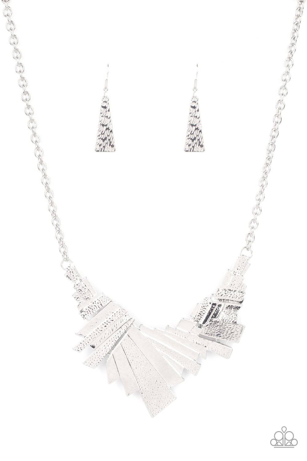 Happily Ever AFTERSHOCK - Silver Necklace - Paparazzi Accessories - GlaMarous Titi Jewels