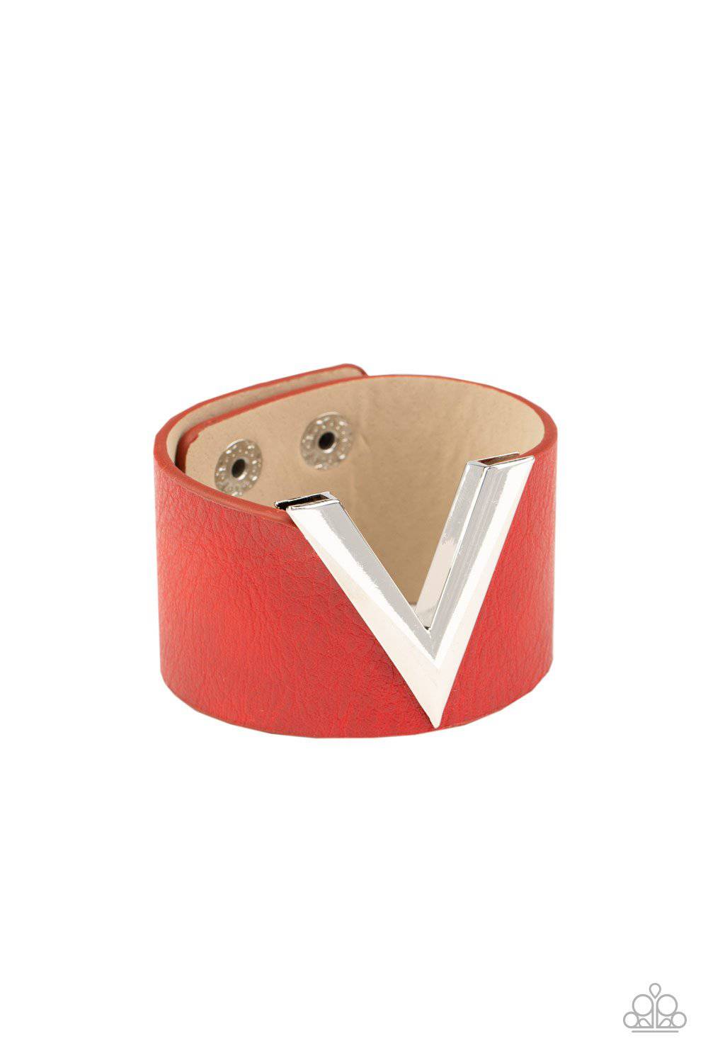 Claws Out - Red Wrap Bracelet - Paparazzi Accessories - GlaMarous Titi Jewels