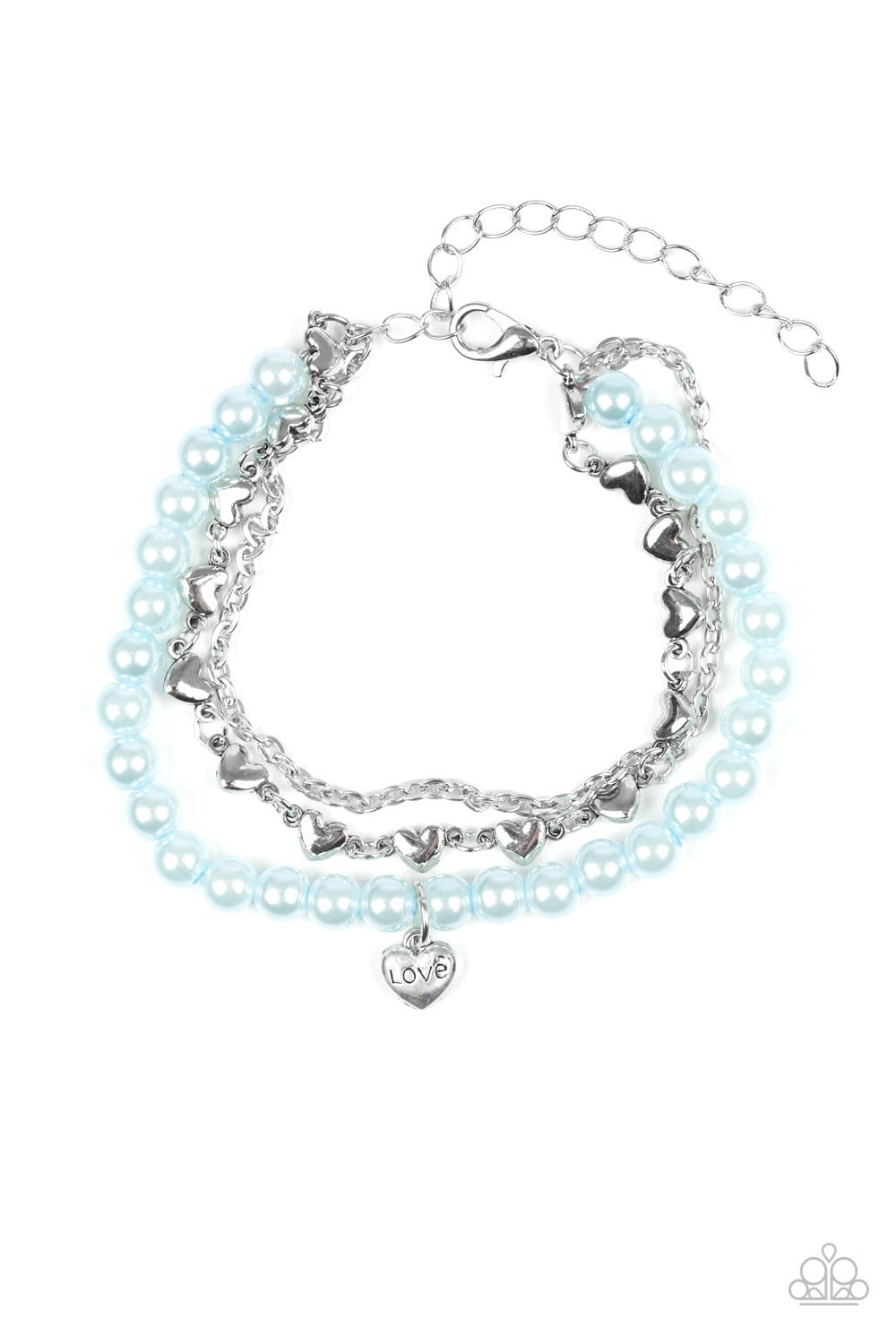Love Like You Mean It - Blue Bead Bracelet - Paparazzi Accessories - GlaMarous Titi Jewels