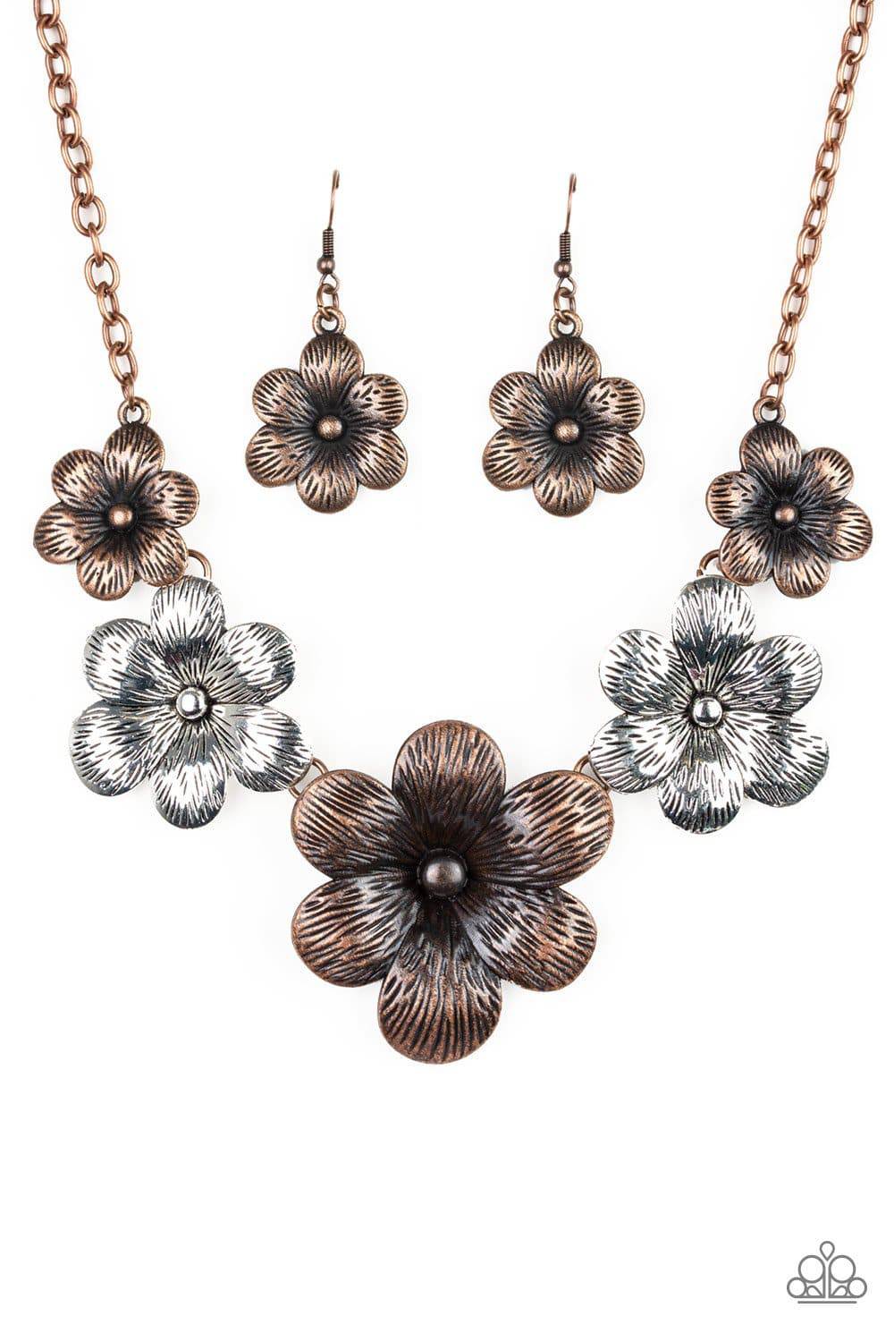 Secret Garden - Multi Flower Necklace - Paparazzi Accessories - GlaMarous Titi Jewels