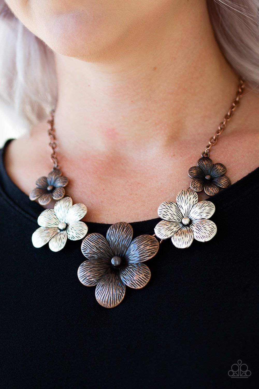 Secret Garden - Multi Flower Necklace - Paparazzi Accessories - GlaMarous Titi Jewels