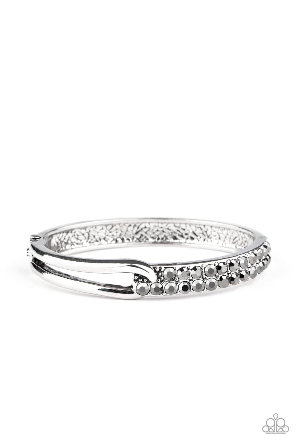 Freeze! - Silver Rhinestone Bracelet - Paparazzi Accessories - GlaMarous Titi Jewels