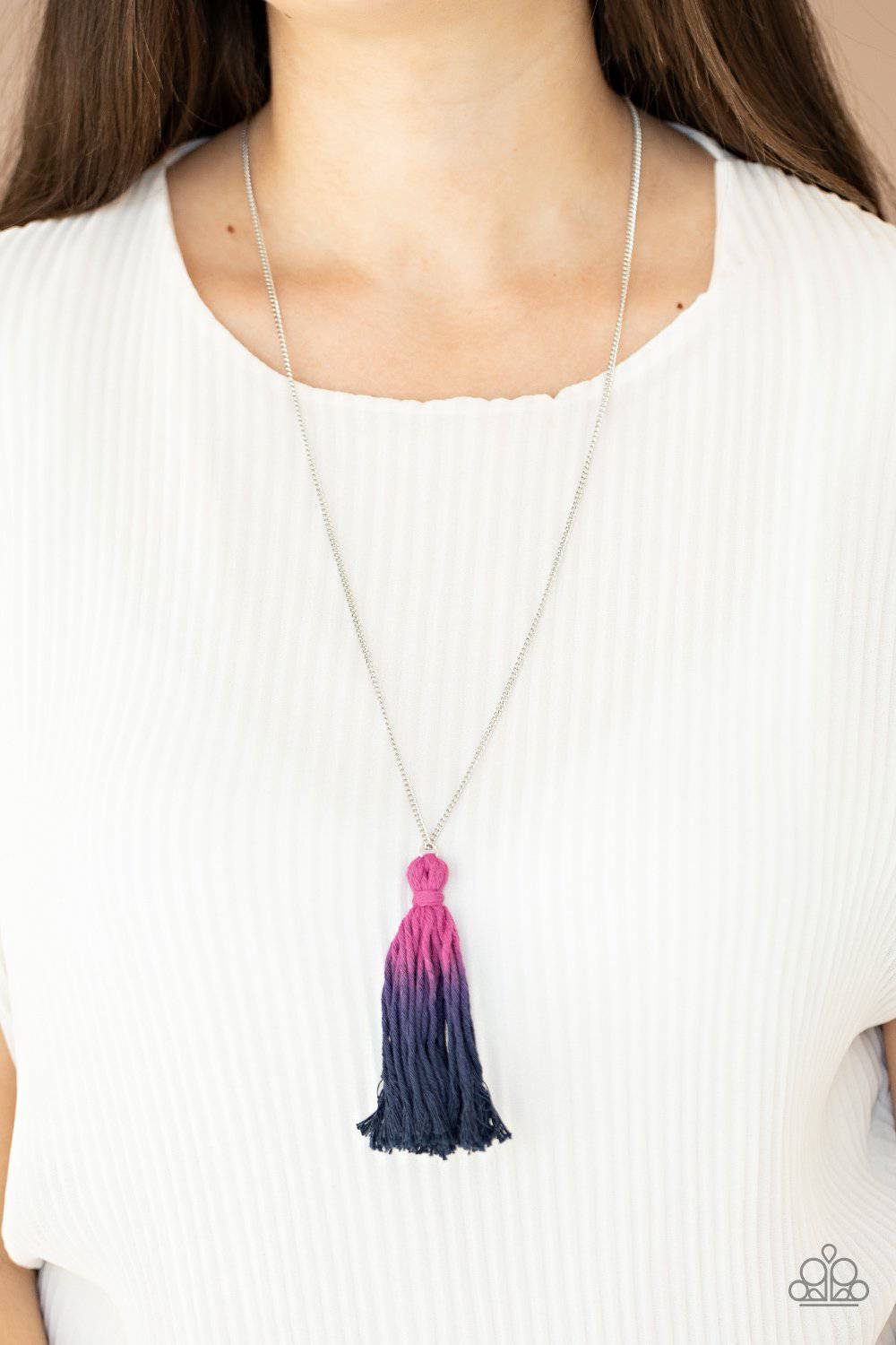 Totally Tasseled - Multi Tassel Necklace - Paparazzi Accessories - GlaMarous Titi Jewels