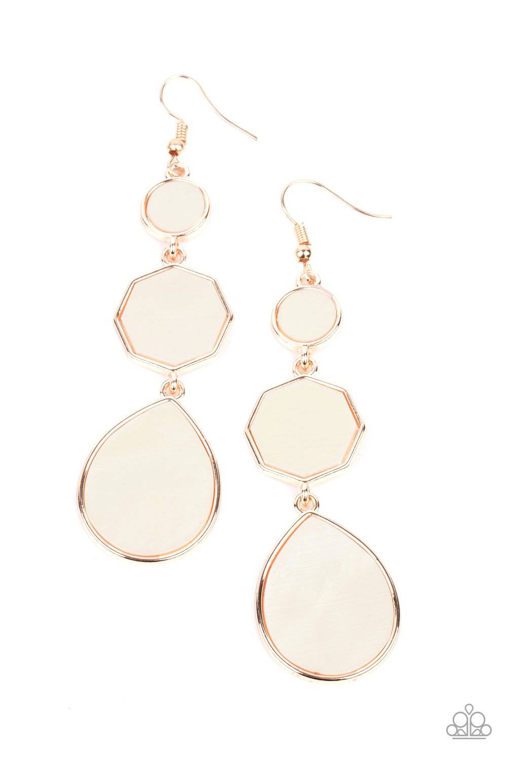 Progressively Posh - Rose Gold Teardrop Earrings - Paparazzi Accessories - GlaMarous Titi Jewels