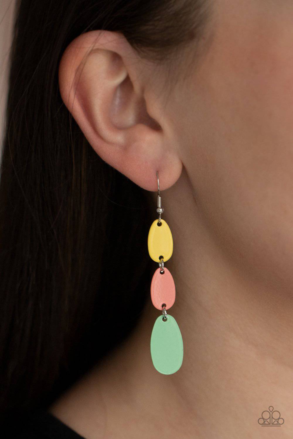 Rainbow Drops - Multi Earrings - Paparazzi Earrings - GlaMarous Titi Jewels