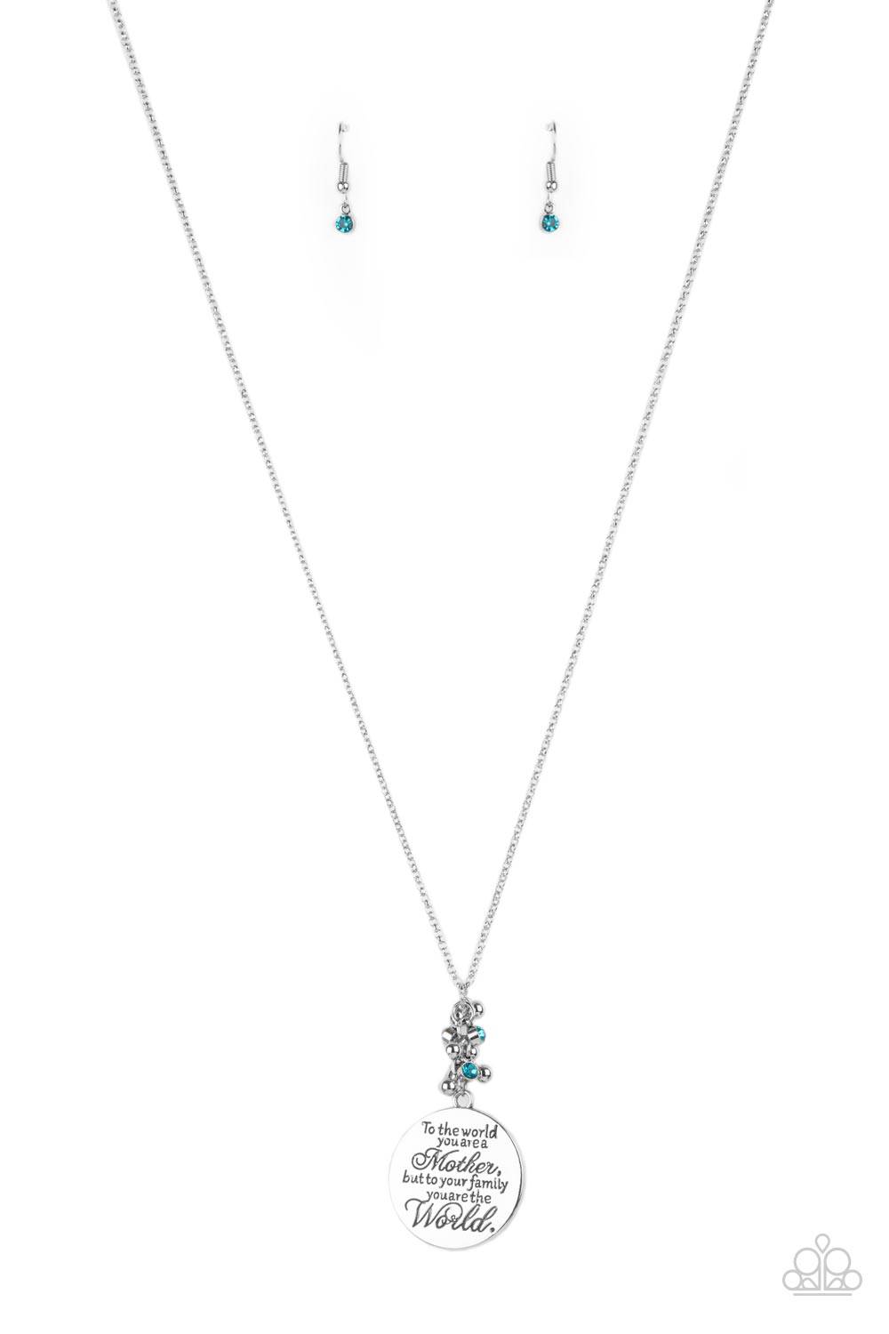 Maternal Blessings - Blue Necklace - Paparazzi Accessories - GlaMarous Titi Jewels