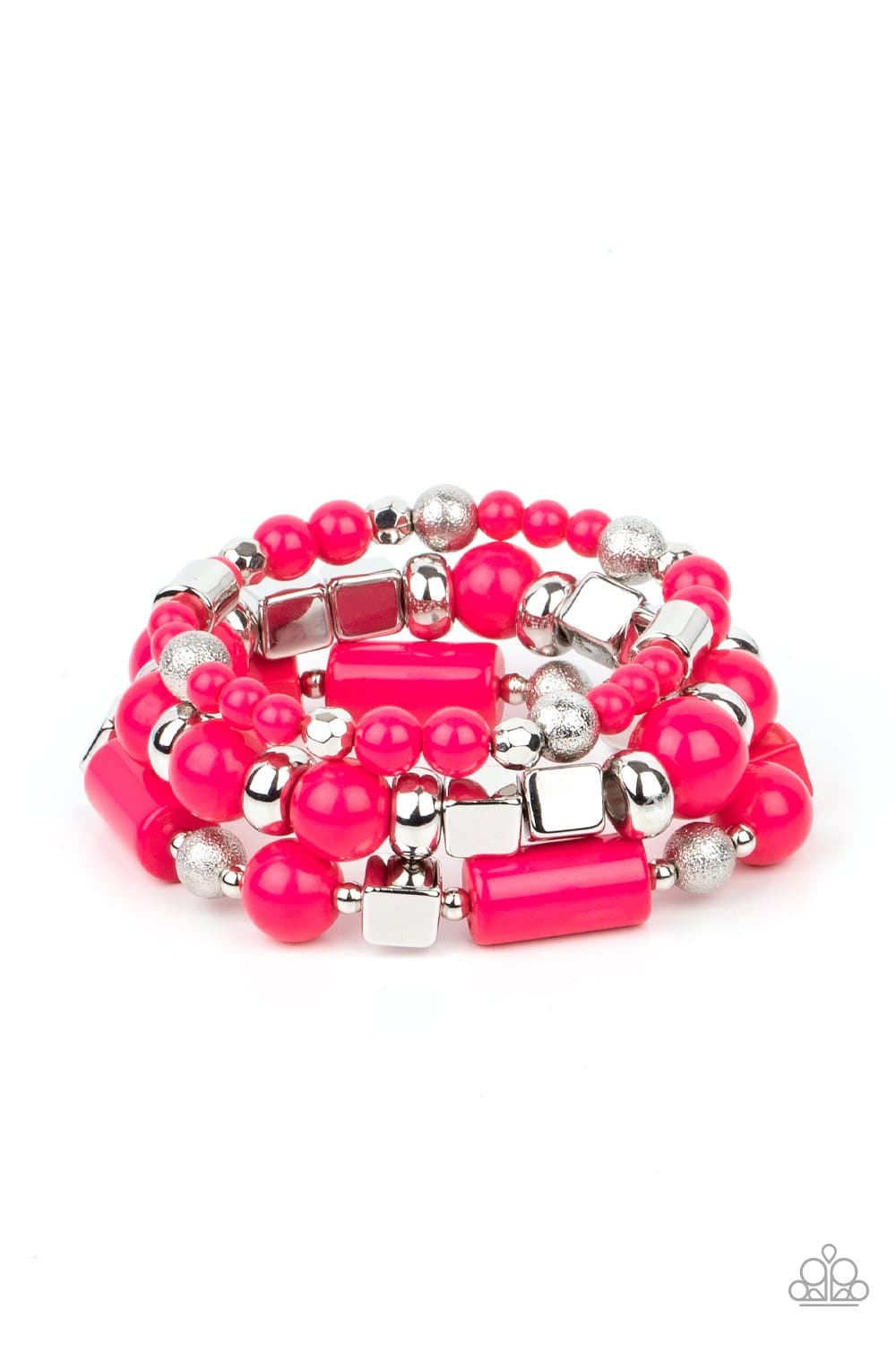 Perfectly Prismatic - Pink Bracelets - Paparazzi Accessories - GlaMarous Titi Jewels