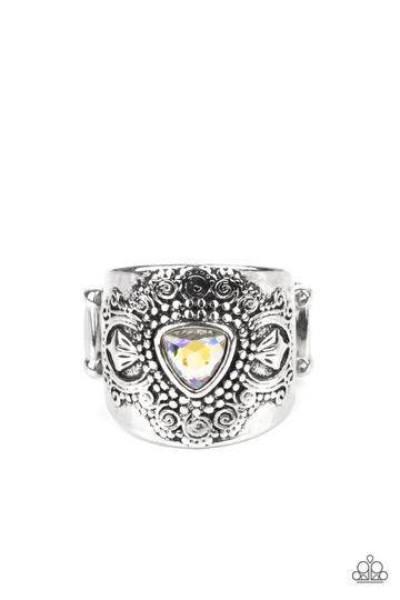 Magic Maker - Multi Iridescent Ring - Paparazzi Accessories - GlaMarous Titi Jewels