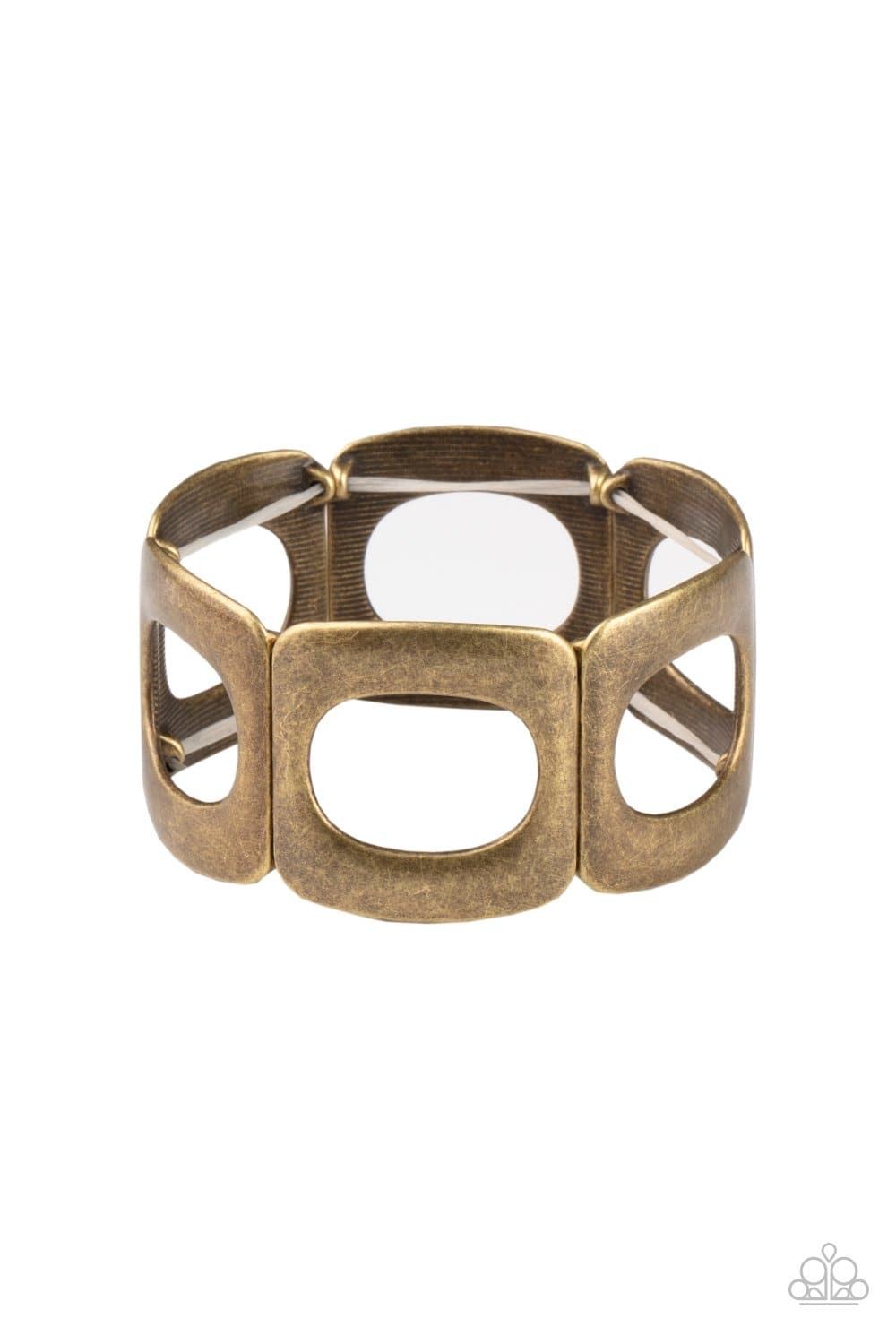 In OVAL Your Head - Brass Bracelet - Paparazzi Accessories - GlaMarous Titi Jewels