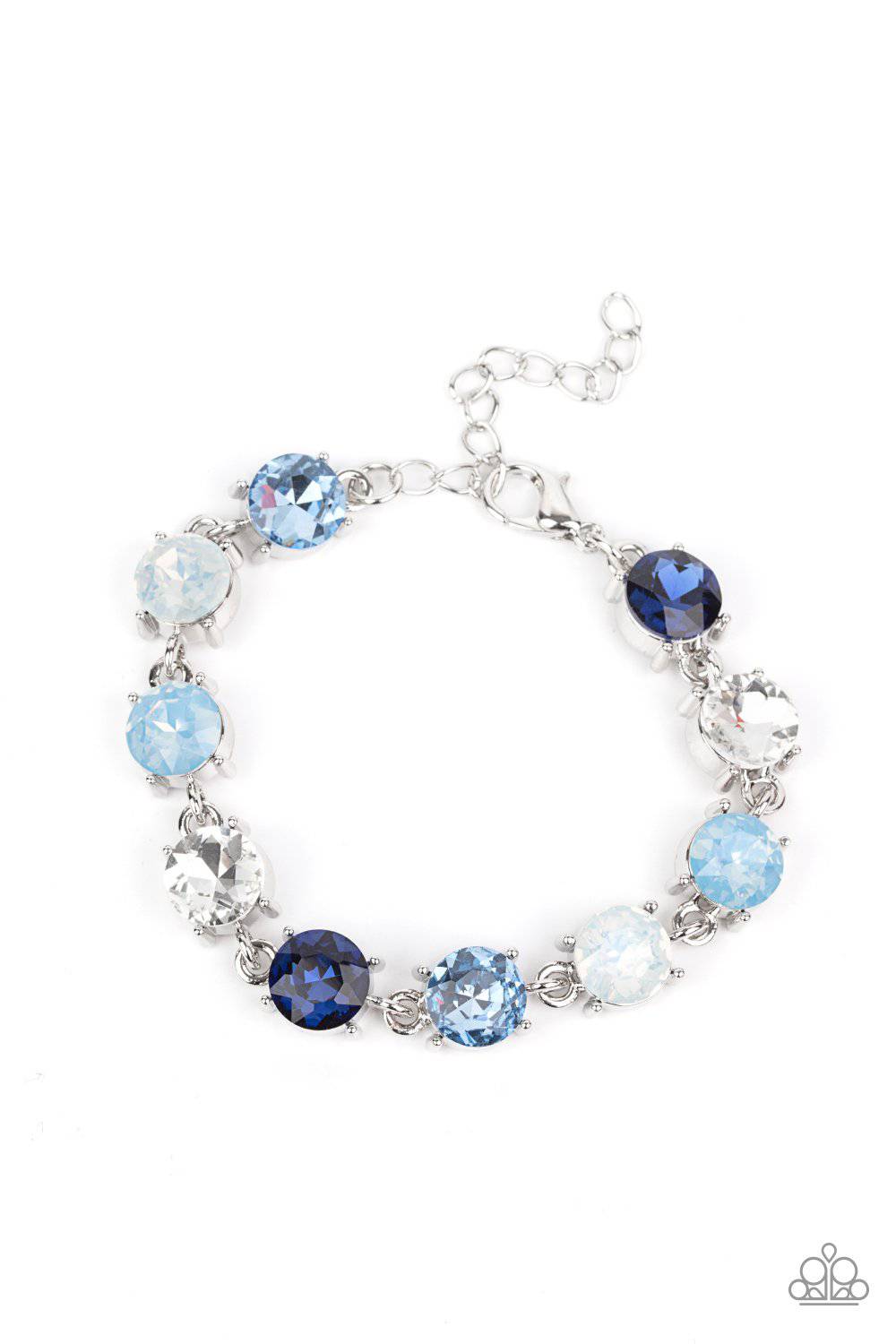 Celestial Couture - Blue Rhinestone Bracelet - Paparazzi Accessories - GlaMarous Titi Jewels