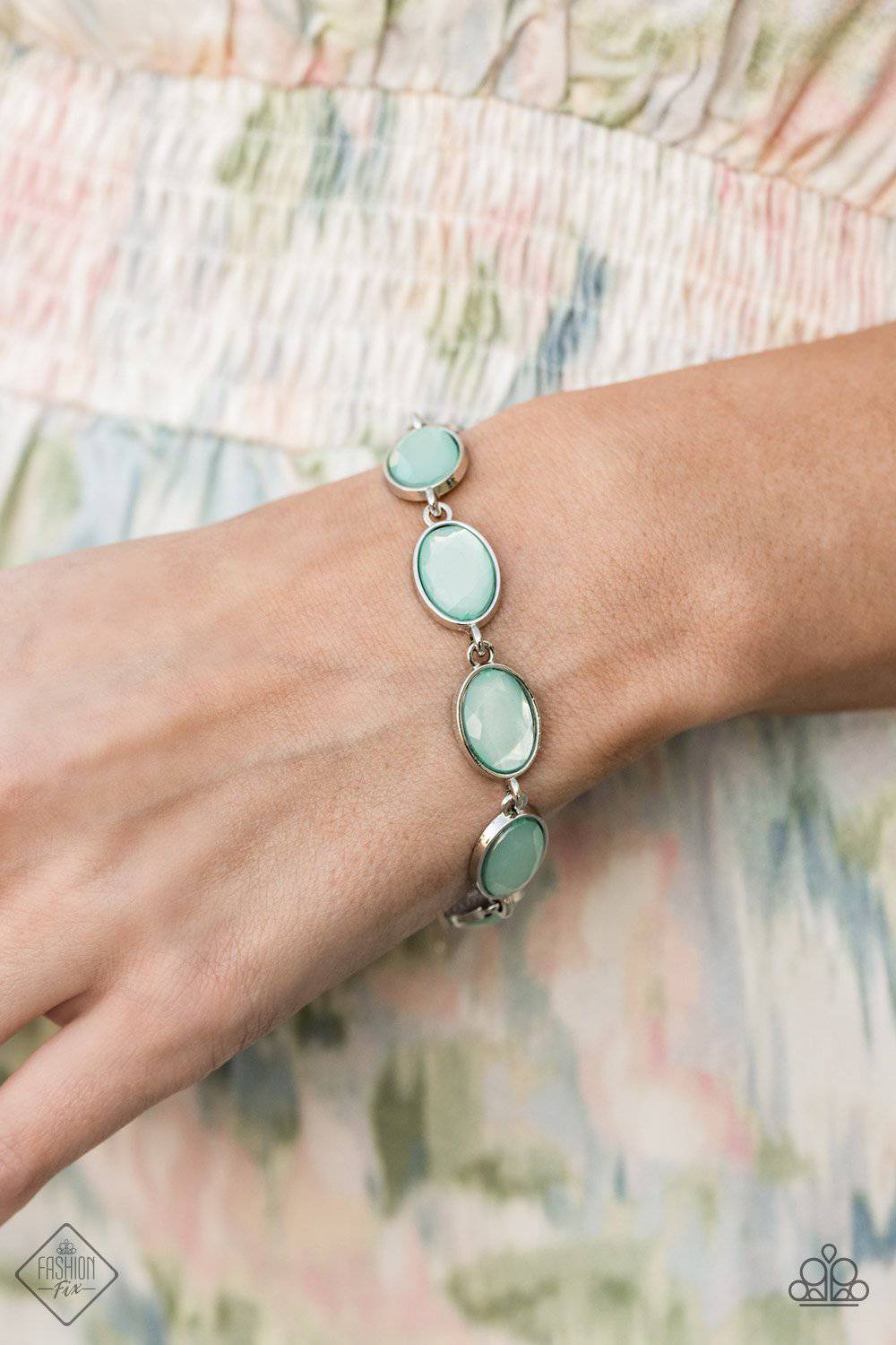 Smooth Move - Blue Tint Bracelet - Paparazzi Accessories - GlaMarous Titi Jewels