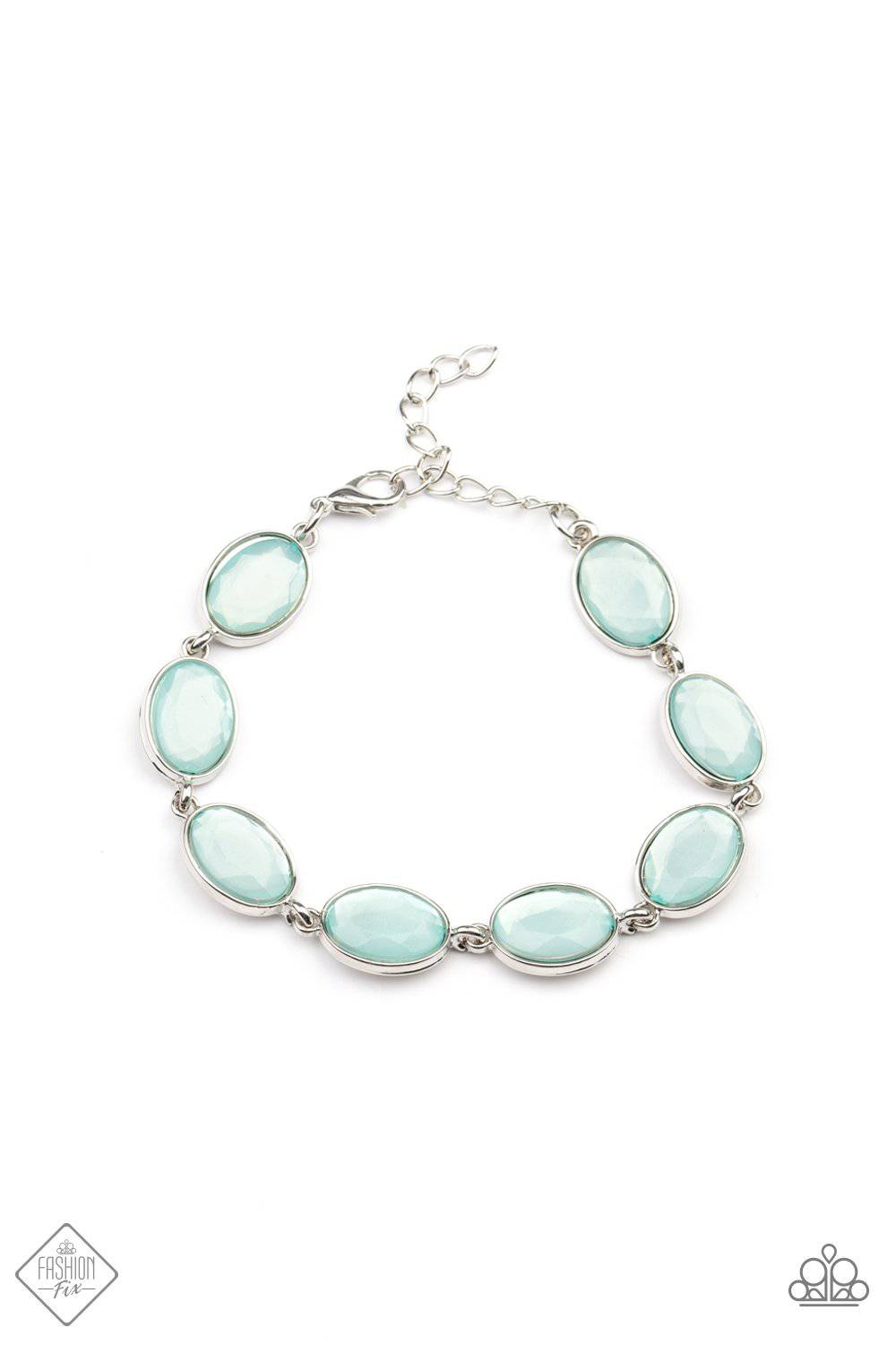 Smooth Move - Blue Tint Bracelet - Paparazzi Accessories - GlaMarous Titi Jewels