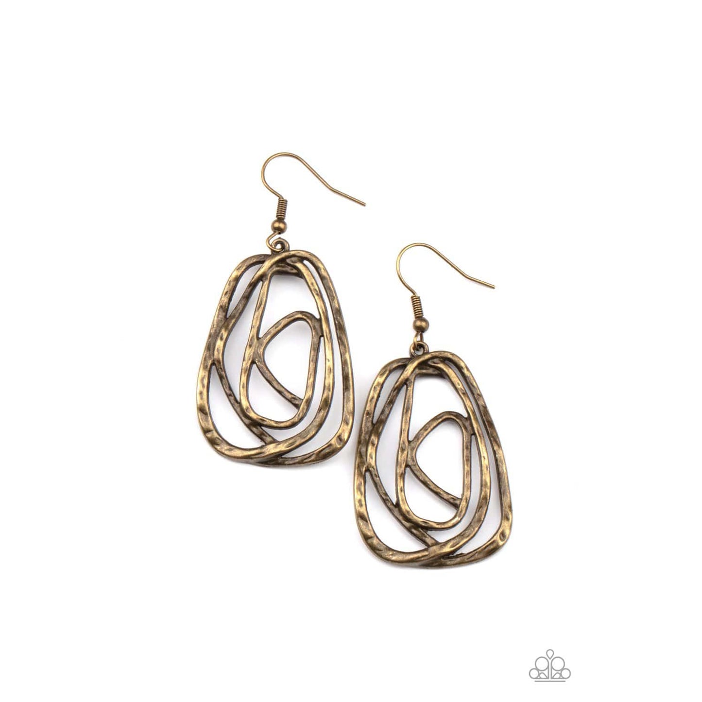 Artisan Relic - Brass Earrings - Paparazzi Accessories - GlaMarous Titi Jewels