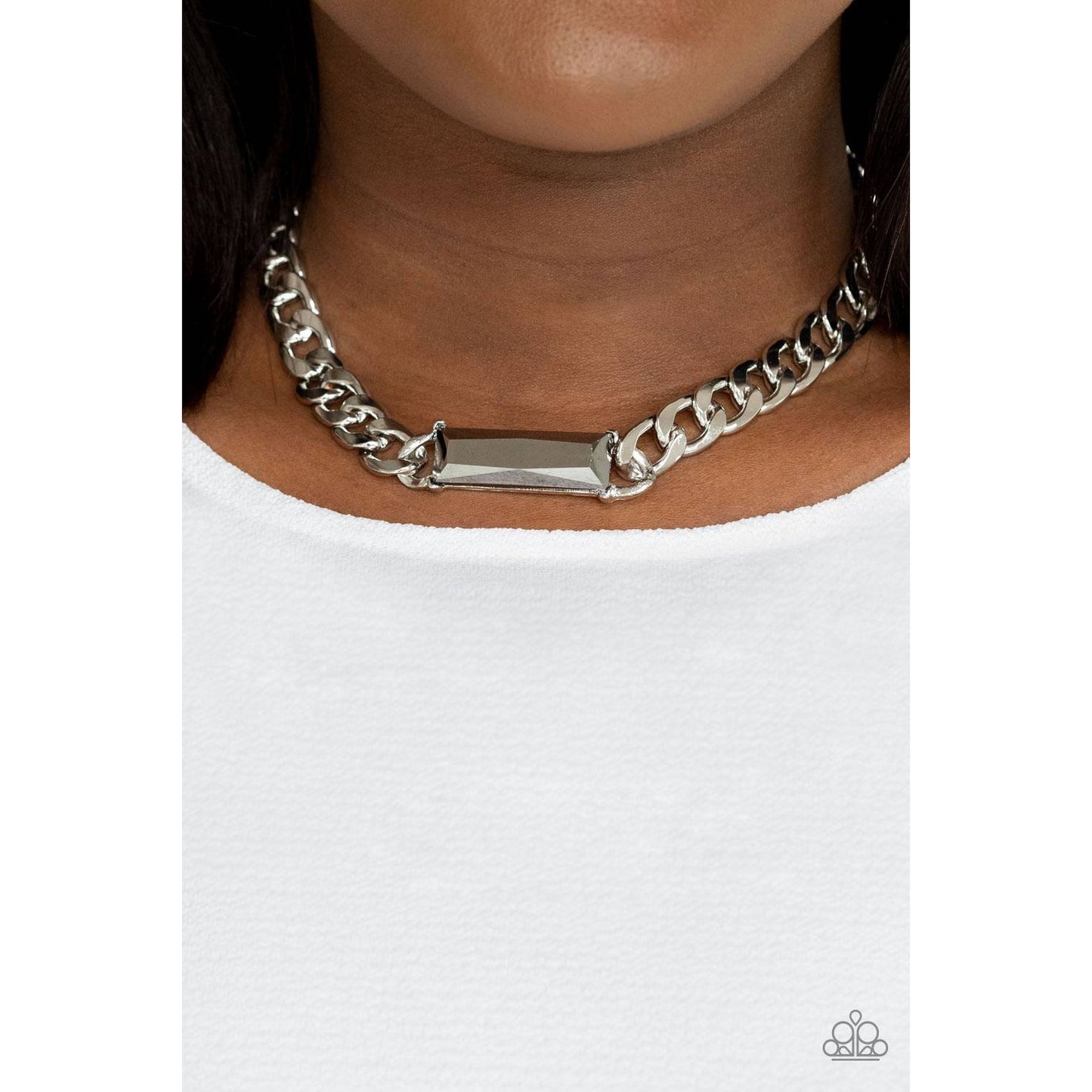 Urban Royalty - Silver Necklace - Paparazzi Accessories - GlaMarous Titi Jewels