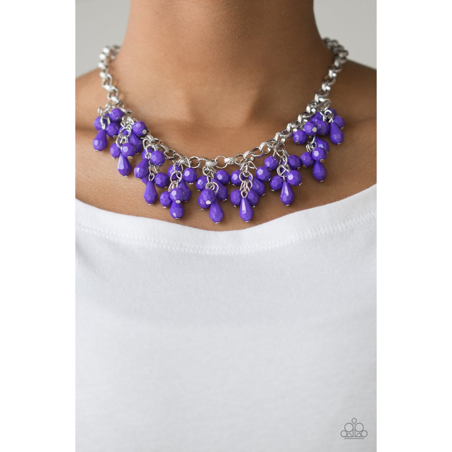 Modern Macarena - Purple Necklace - Paparazzi Accessories - GlaMarous Titi Jewels