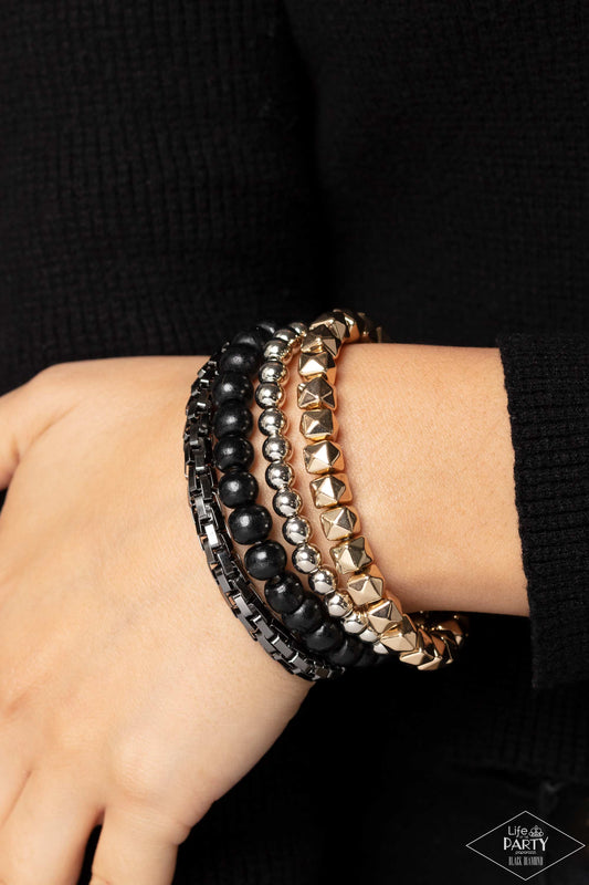 Retro Rocker ♥ Multi Bracelet ♥ Paparazzi Accessories - GlaMarous Titi Jewels