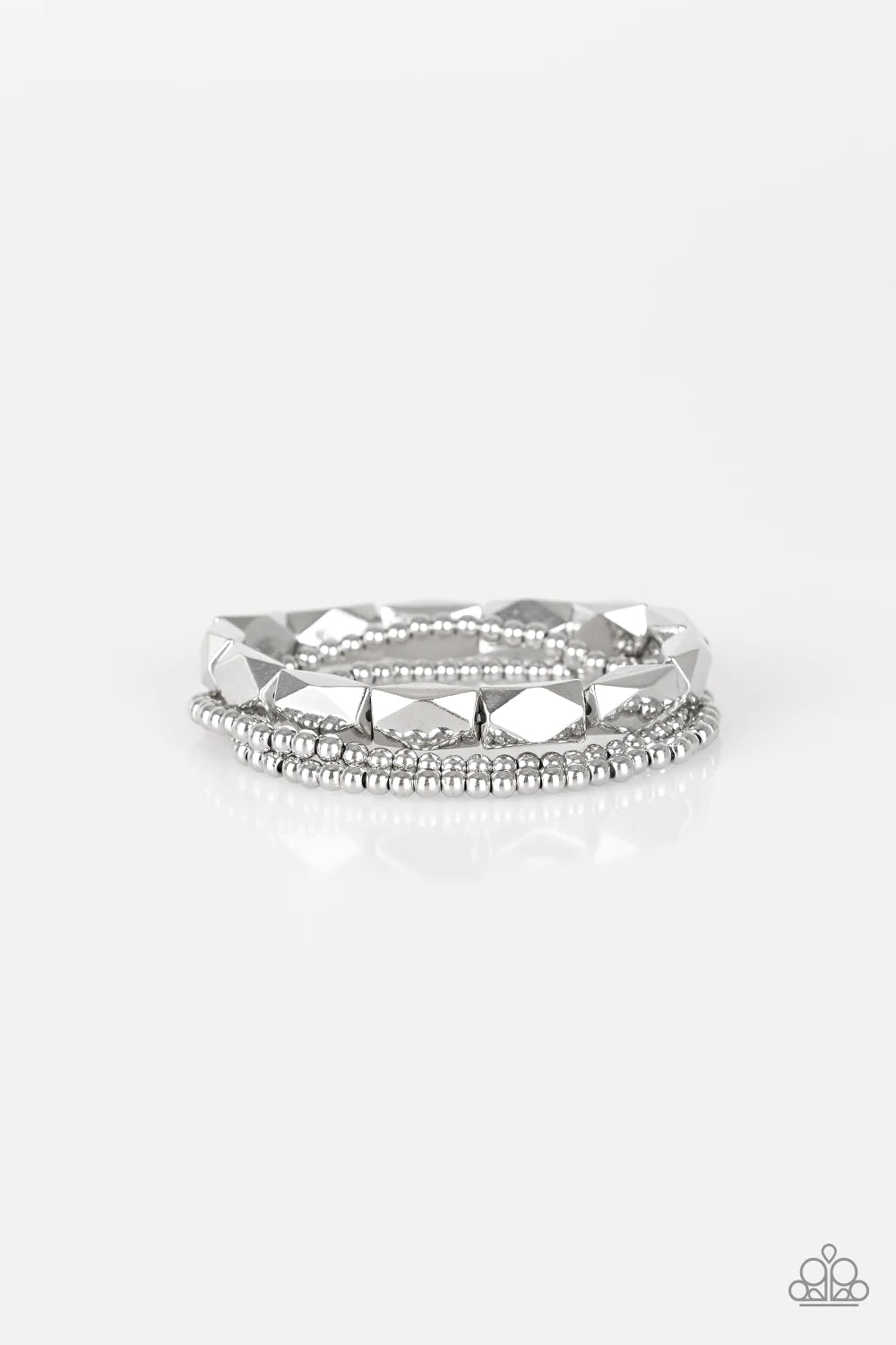Metal Movement ♥ Silver Bracelet ♥ Paparazzi Accessories - GlaMarous Titi Jewels