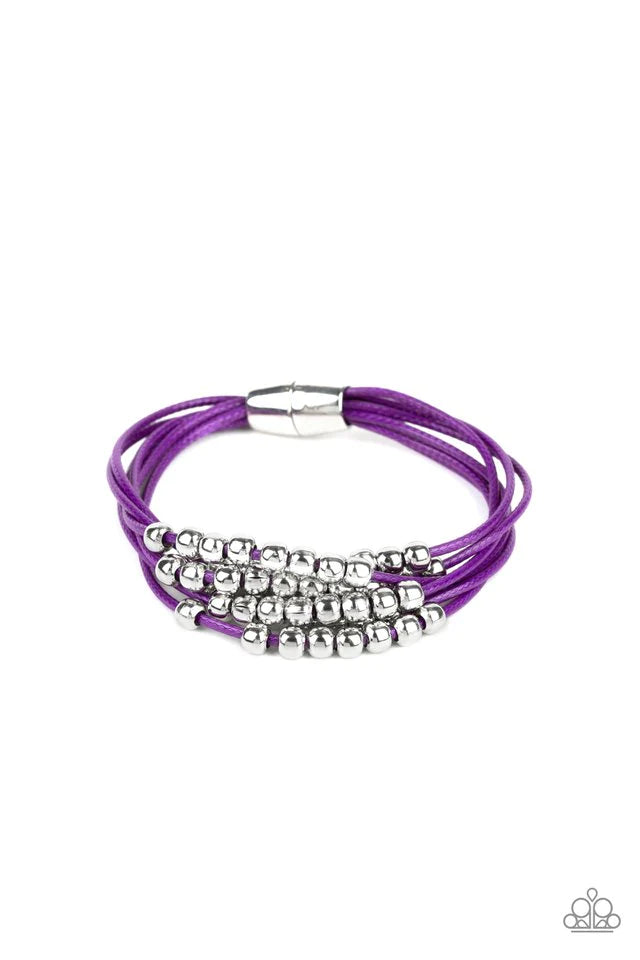 Mega Magnetic ♥ Purple Bracelet ♥ Paparazzi Accessories - GlaMarous Titi Jewels