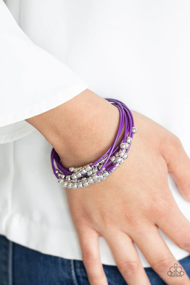 Mega Magnetic ♥ Purple Bracelet ♥ Paparazzi Accessories - GlaMarous Titi Jewels