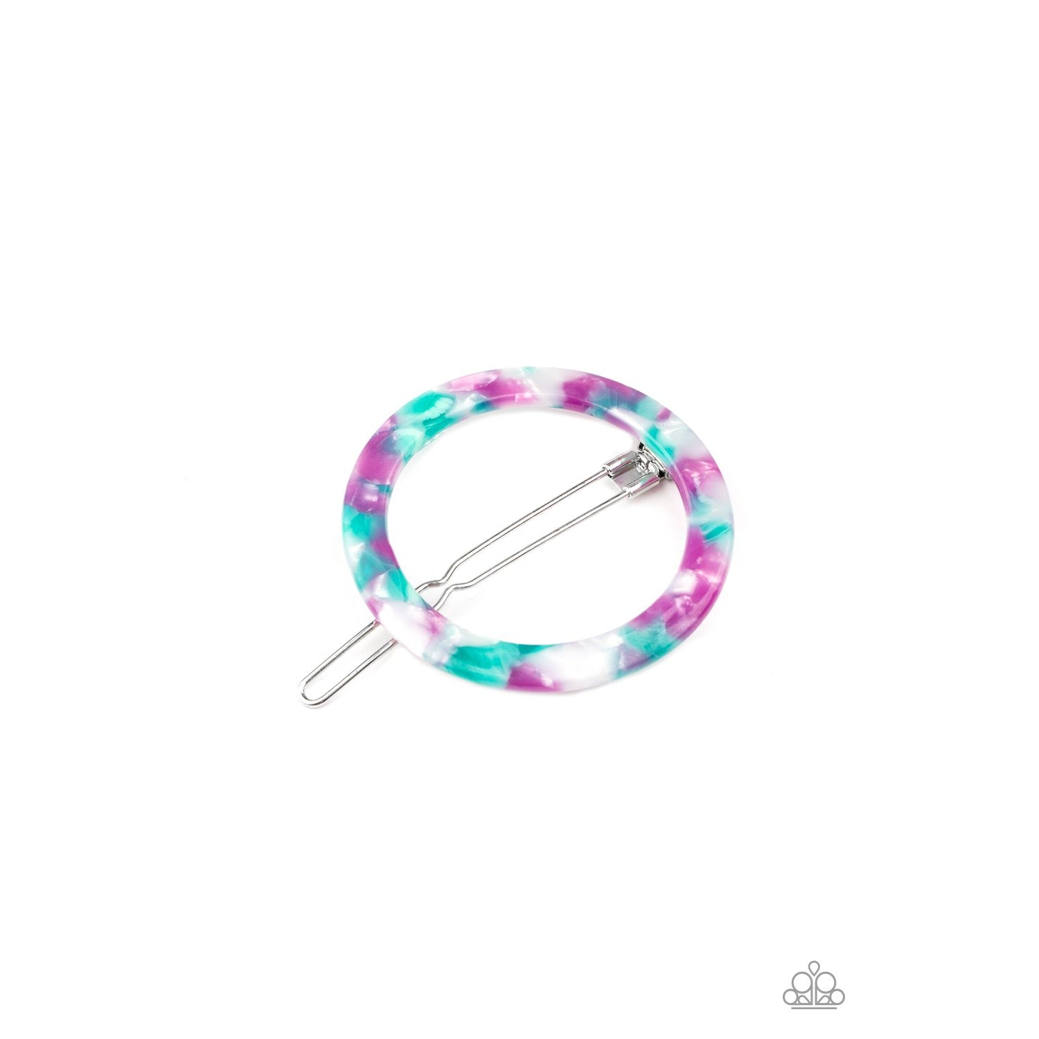 In The Round - Multi Hair Clip - Paparazzi Accessories - GlaMarous Titi Jewels