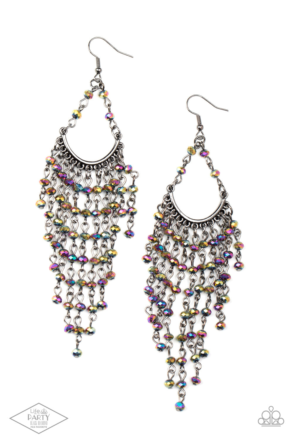 Metro Confetti - Multi Oil Spill Earrings - Paparazzi Accessories - GlaMarous Titi Jewels