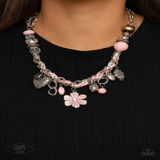 Charmed, I Am Sure - Pink Necklace - Paparazzi Accessories - GlaMarous Titi Jewels