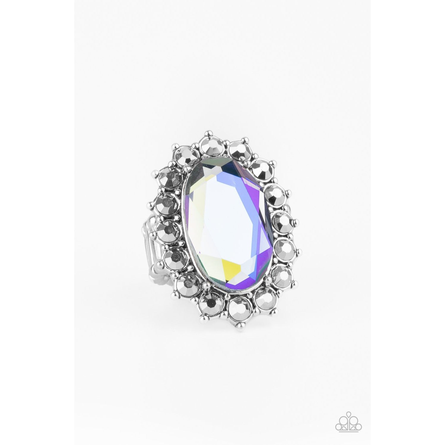 Bling Of All Bling - Blue Oil Spill Ring - Paparazzi Accessories - GlaMarous Titi Jewels