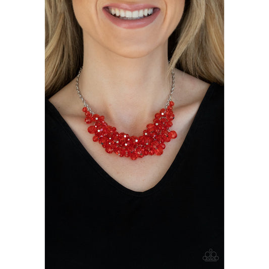 Let The Festivities Begin - Red Necklace - Paparazzi Accessories - GlaMarous Titi Jewels