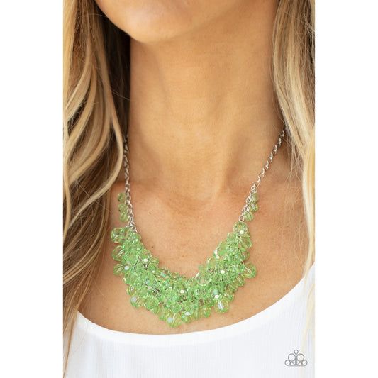 Let The Festivities Begin - Green Necklace - Paparazzi Accessories - GlaMarous Titi Jewels