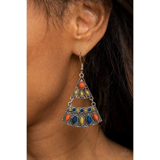 Desert Fiesta - Multi Earrings - Paparazzi Accessories - GlaMarous Titi Jewels