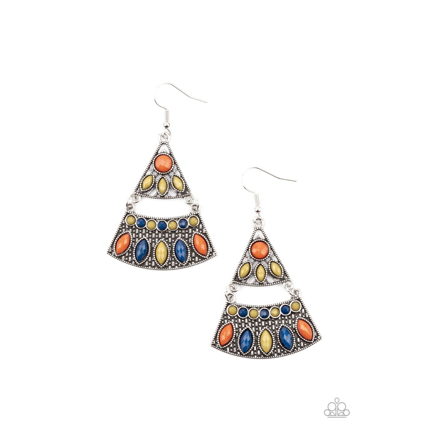 Desert Fiesta - Multi Earrings - Paparazzi Accessories - GlaMarous Titi Jewels