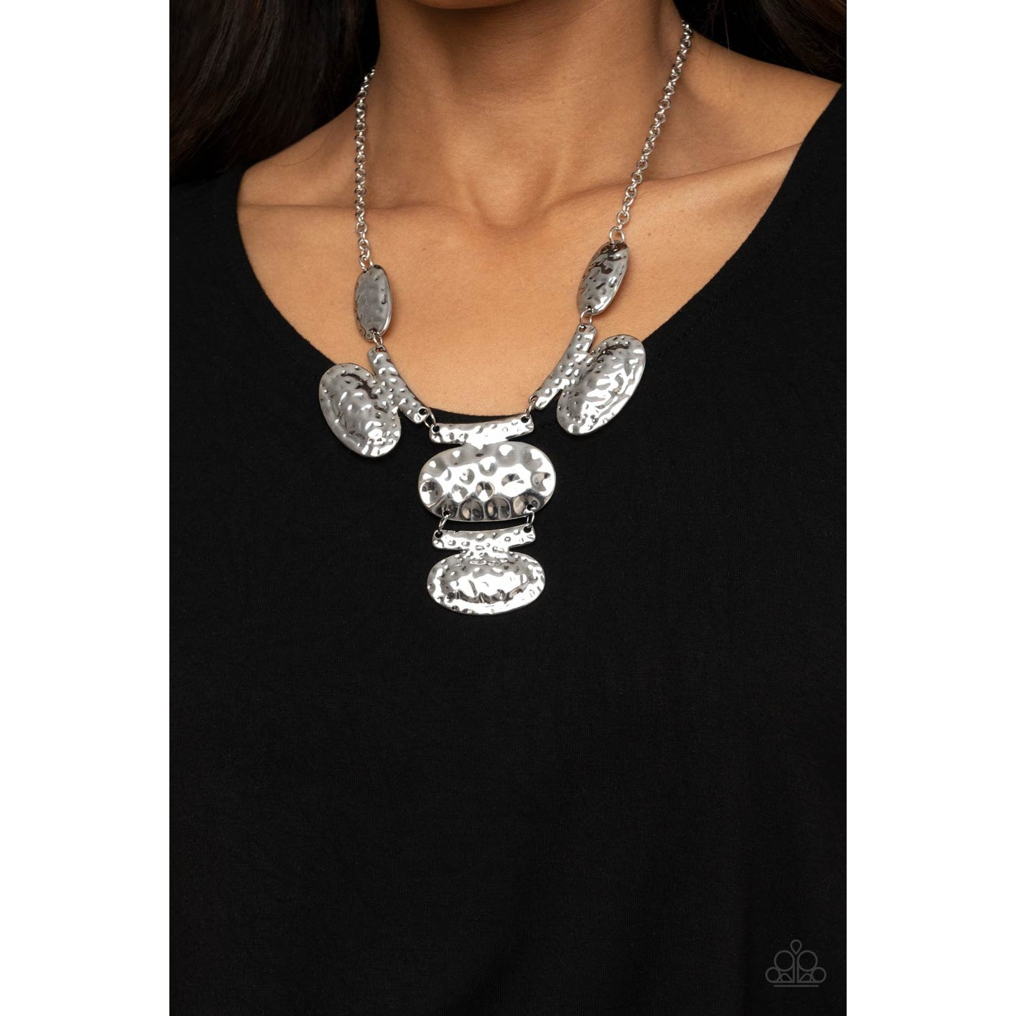 Gallery Relic - Silver Necklace - Paparazzi Accessories - GlaMarous Titi Jewels