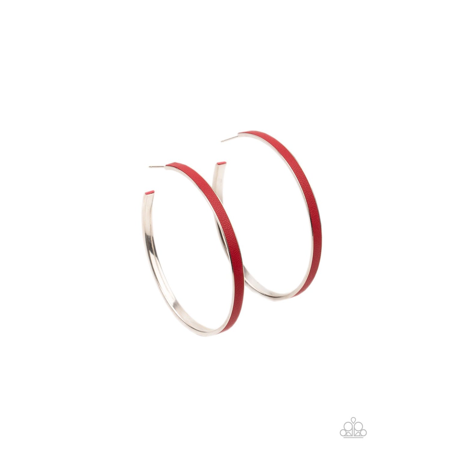 Fearless Flavor - Red Hoop Earrings - Paparazzi Accessories - GlaMarous Titi Jewels