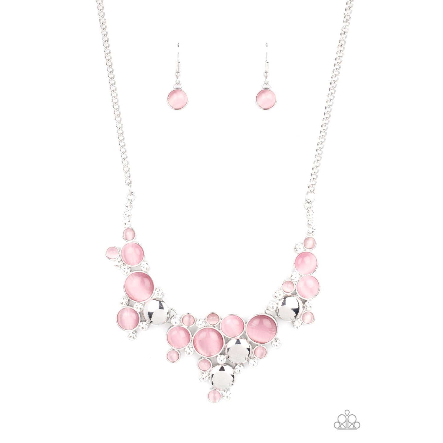 Fairytale Affair - Pink Cat's Eye Necklace - Paparazzi Accessories - GlaMarous Titi Jewels