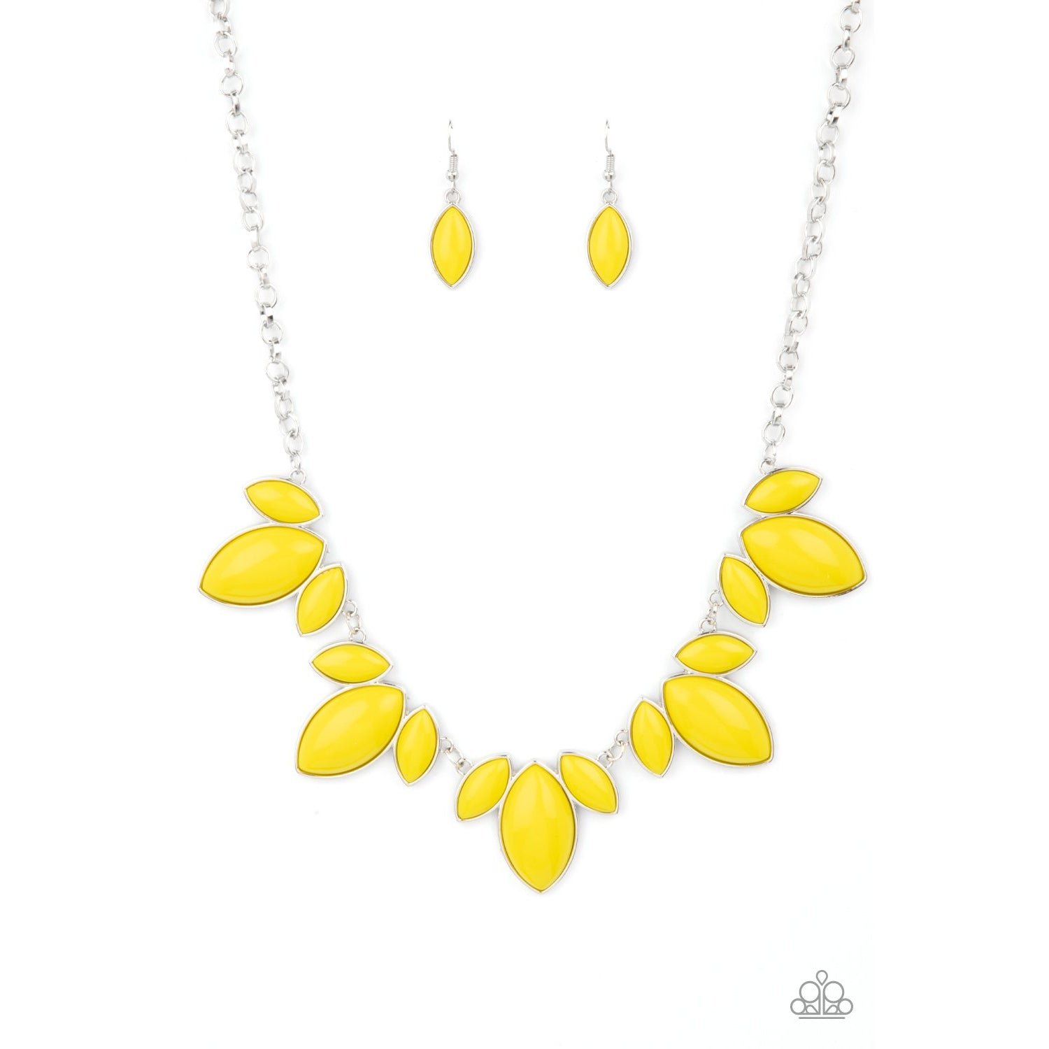 Viva La Vacation - Yellow Necklace - Paparazzi Accessories - GlaMarous Titi Jewels